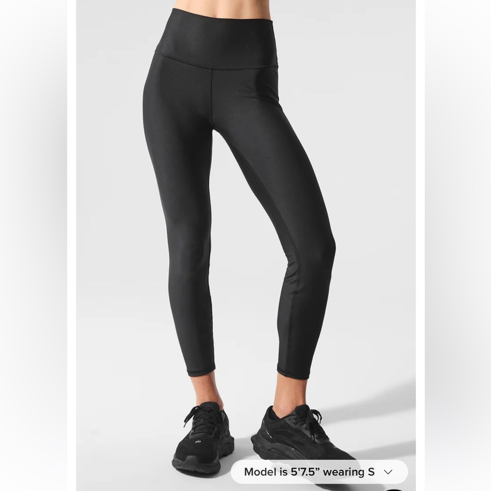 ALO 7/8 High-Waist Leggings in Black